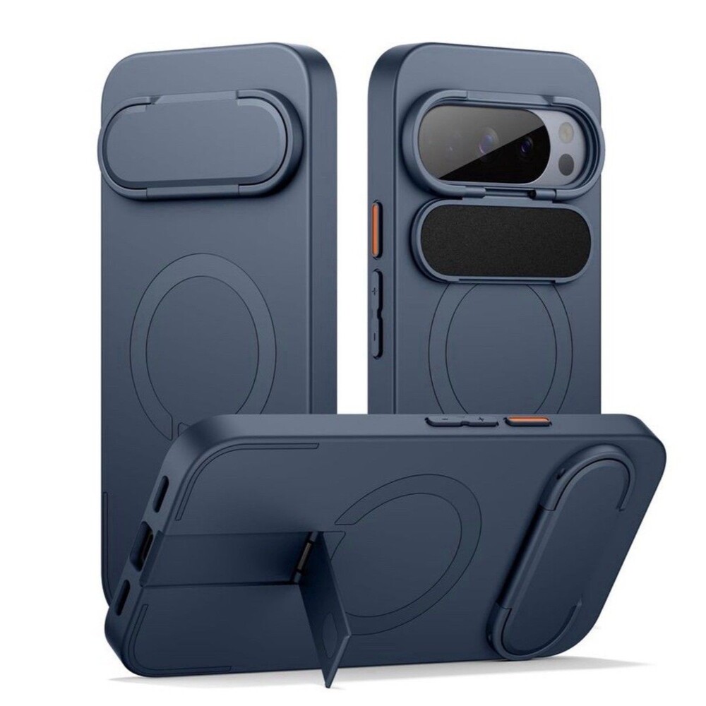 SURITCH For Google 10Pro XL 2025 Phone Case360° Protection Kickstand DarkBlue